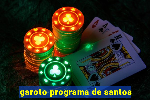 garoto programa de santos